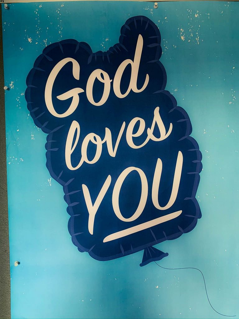 God loves you