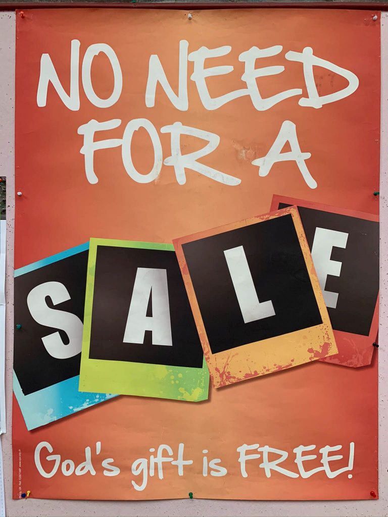 No need for a sale